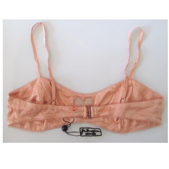 FOR LOVE & LEMONS X JAMIE KING SATIN BRA SIZE L - Picture 3 of 7